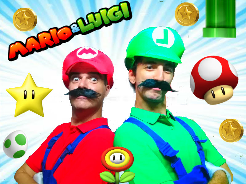 Animación infantil con Mario Bros y Luigi