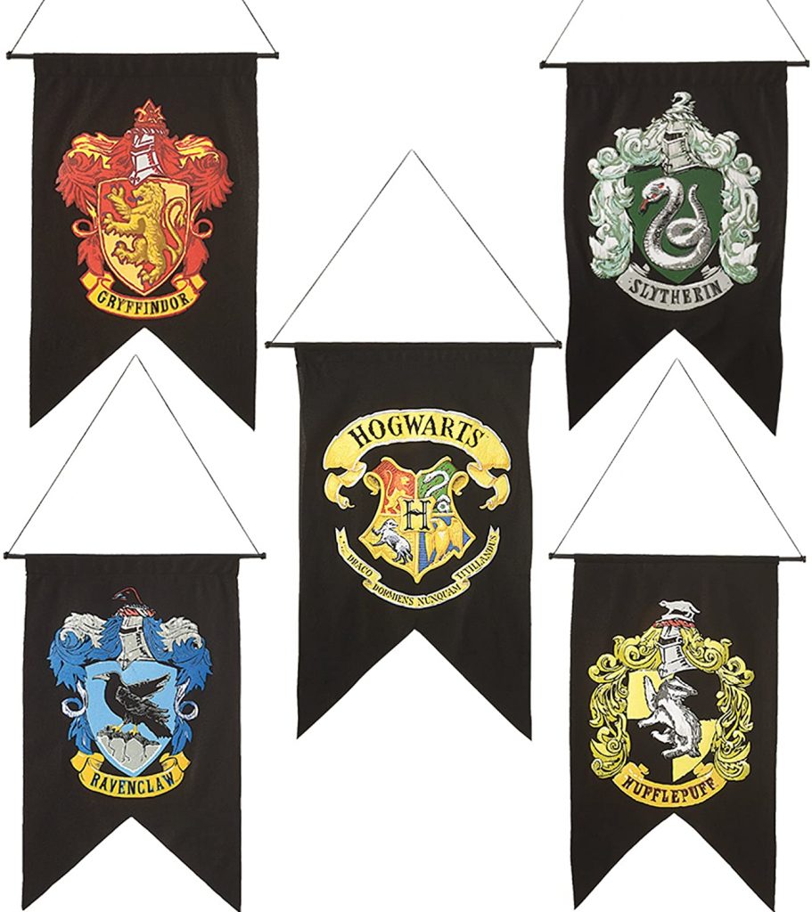 Banderas decoración Harry Potter