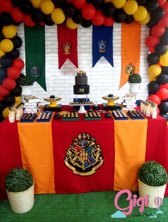 18 ideas para decorar fiesta de Harry Potter