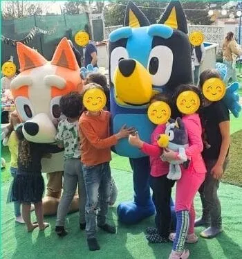 bluey fiesta temática