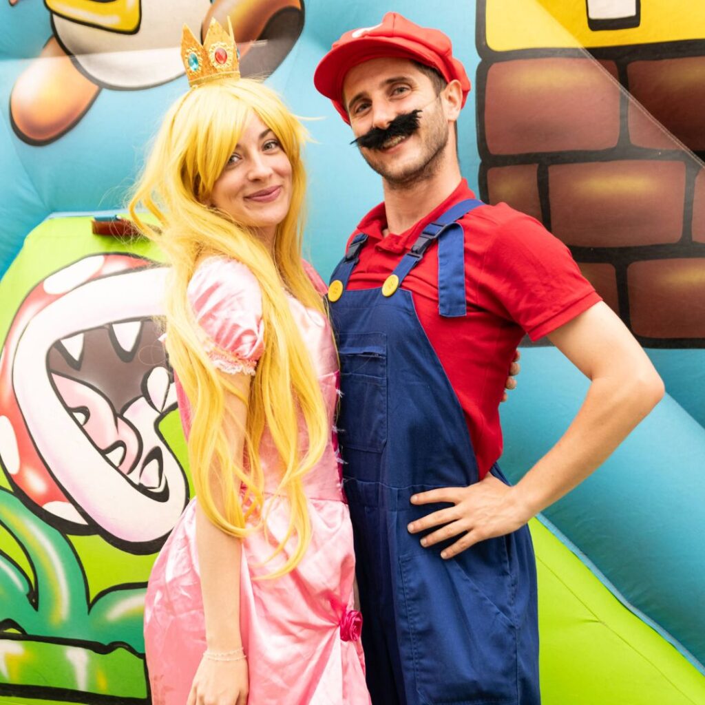 Mario Bros y Peach