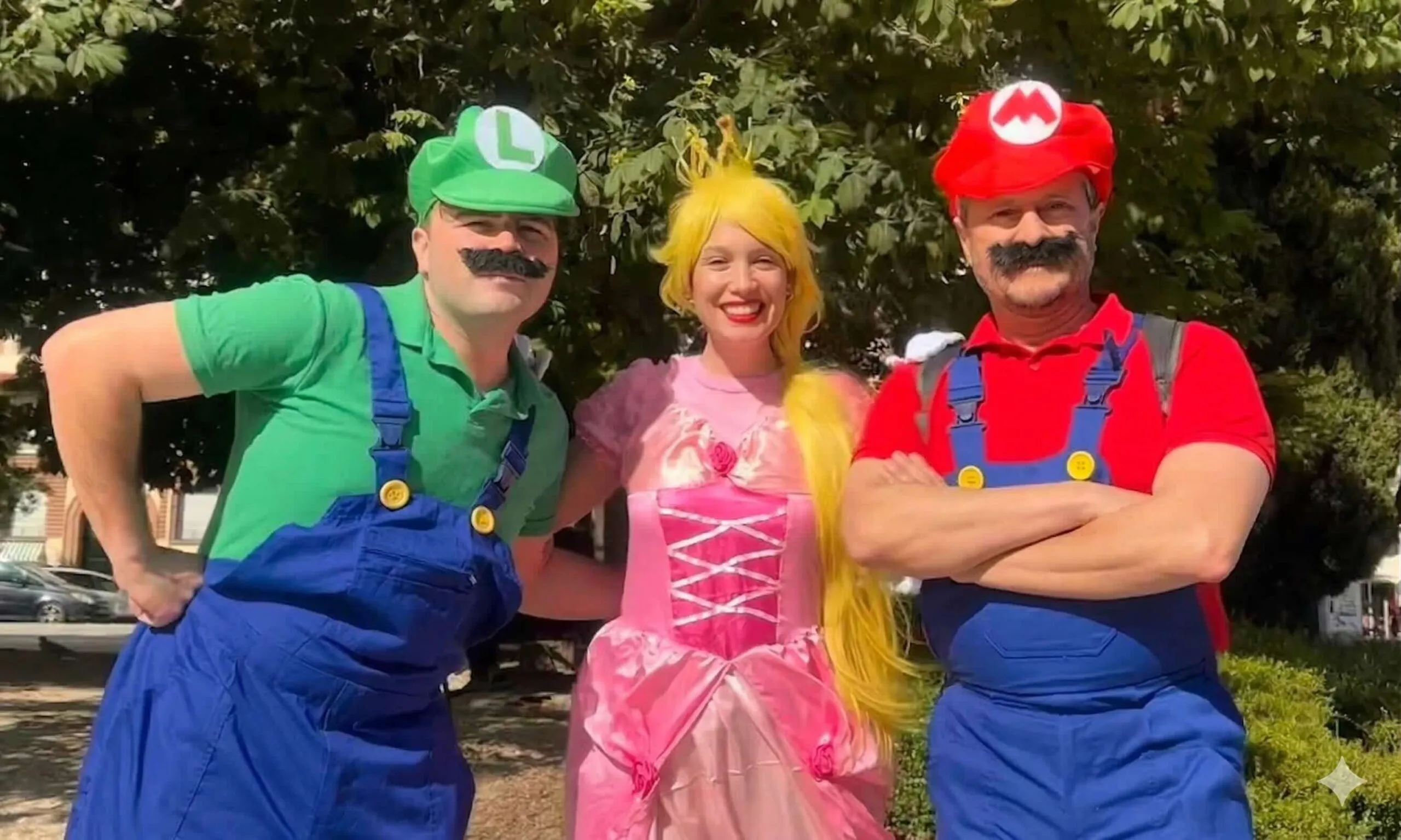 Mario y Luigi fiesta infantil