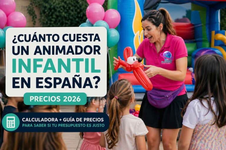Precios de animador infantil 2026 -